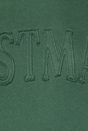 Christmassy Embroidered Whipstitch Hoodie in Dark Green — product photo 09