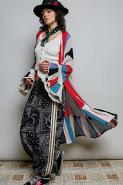 Cirque Open-Knit Longline Cardigan - Westly