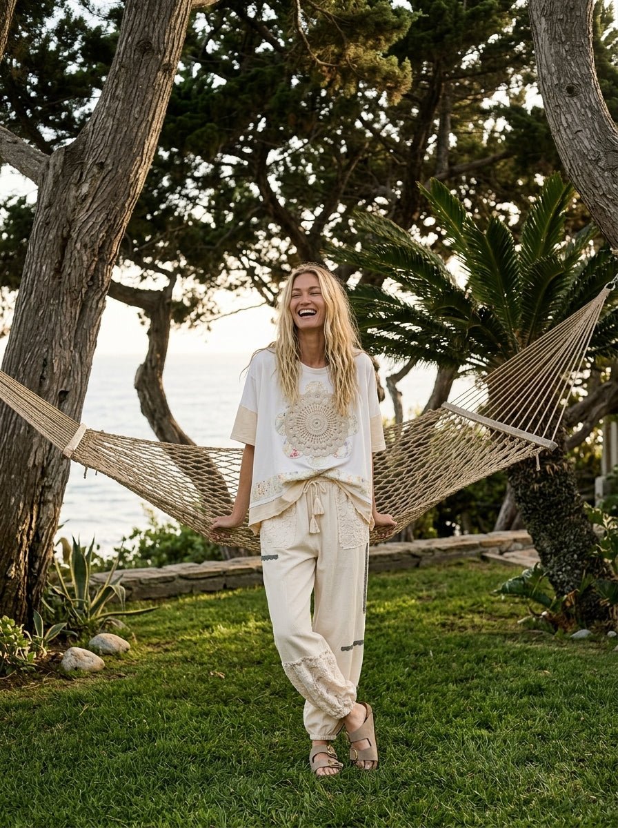 Clementine Patchwork Joggers - Westly