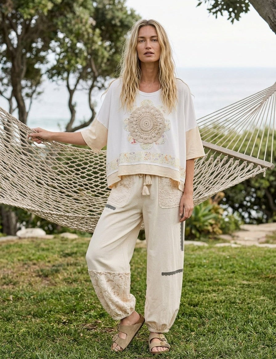 Clementine Patchwork Joggers - Westly