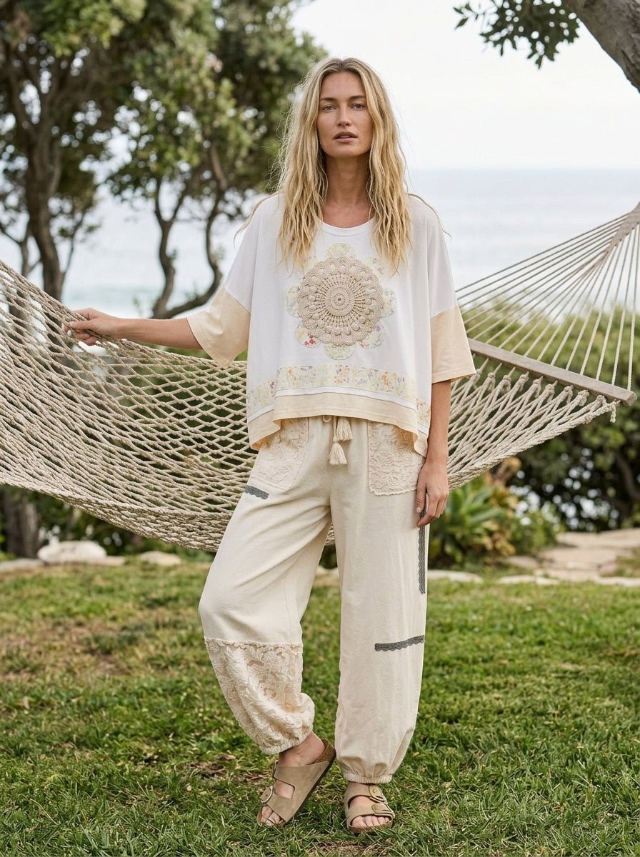 Clementine Patchwork Joggers - Westly