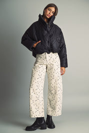 Cloud Cover Quilted Cocoon Jacket in Black - product photo 4
