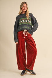 Coastal Colony Puffin Motif Sweater in Charcoal - product photo 11