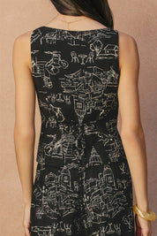 Coastal Conversations Square Neck Vest Top - Westly