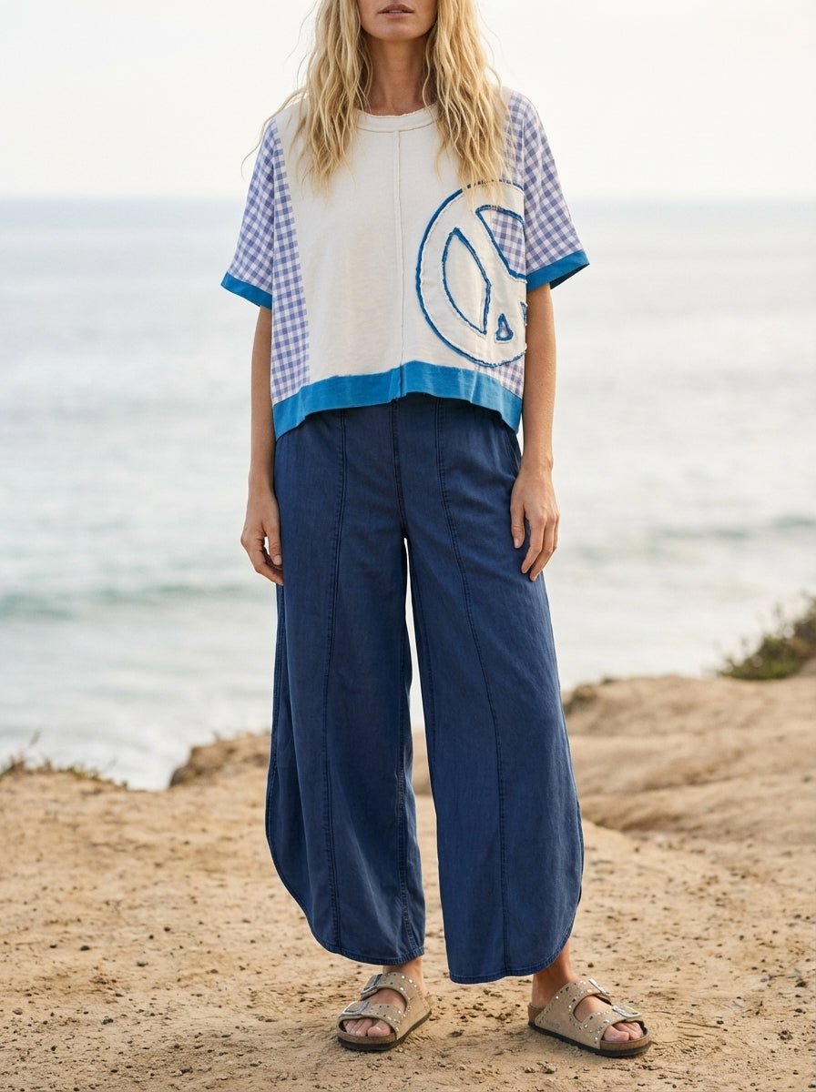 Coastal Tulip Denim Pants - Westly