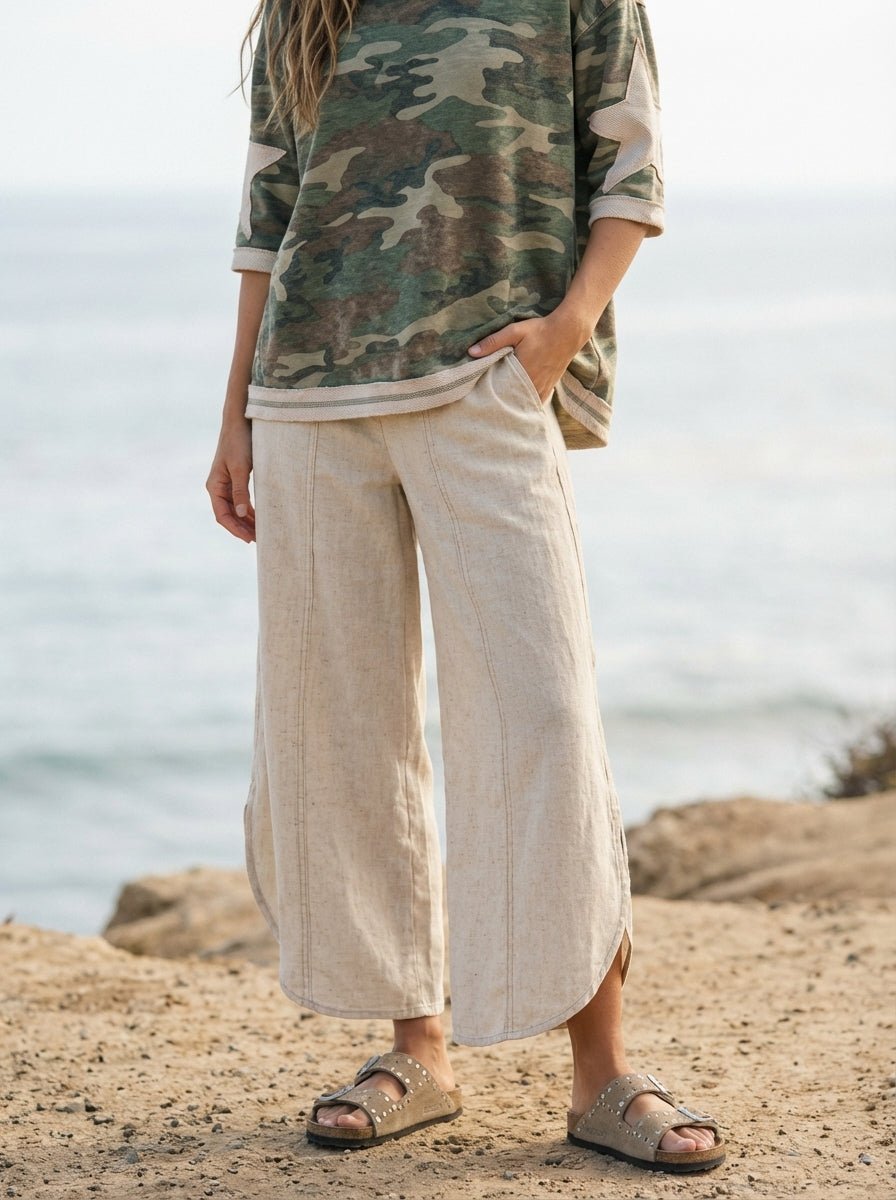 Coastal Tulip Denim Pants - Westly