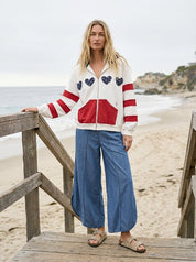 Coastal Tulip Denim Pants - Westly