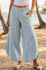 Coastal Tulip Denim Pants - Westly