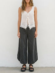Coastal Tulip Denim Pants - Westly