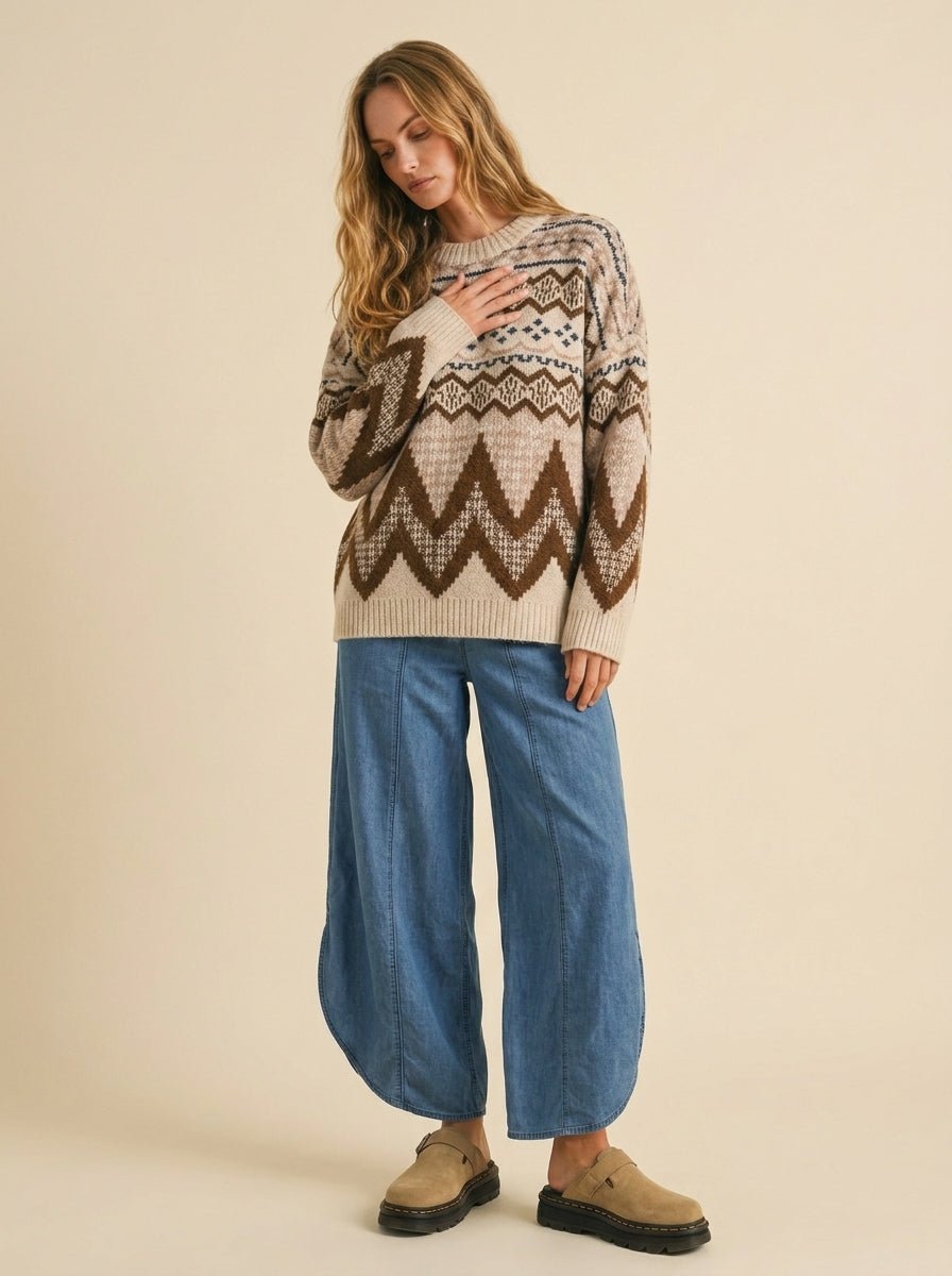 Coastal Tulip Wide Leg Pants - Westly