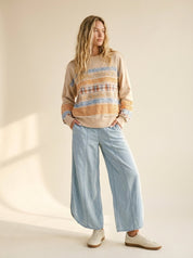 Coastal Tulip Wide Leg Pants - Westly