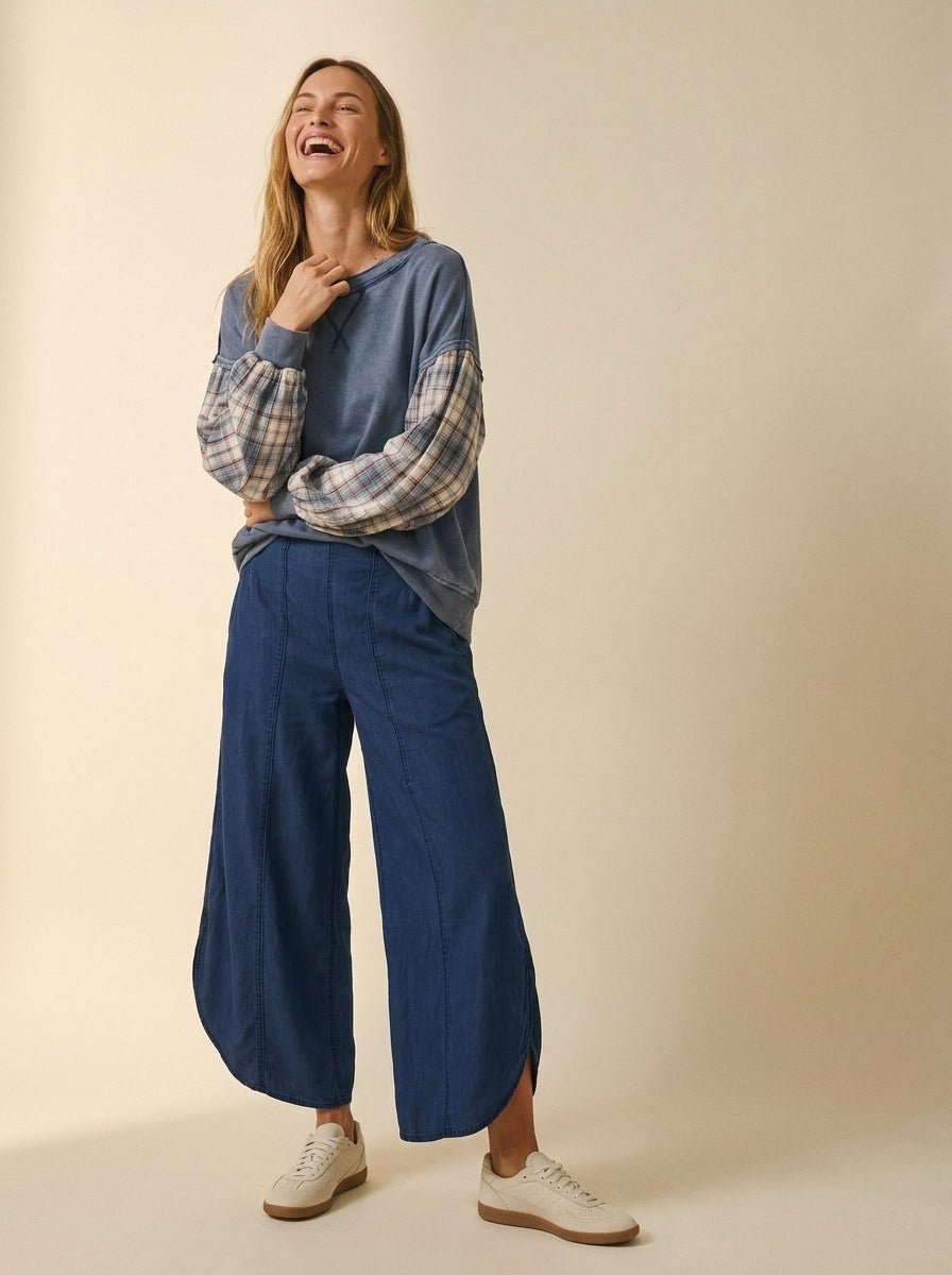 Coastal Tulip Wide Leg Pants - Westly