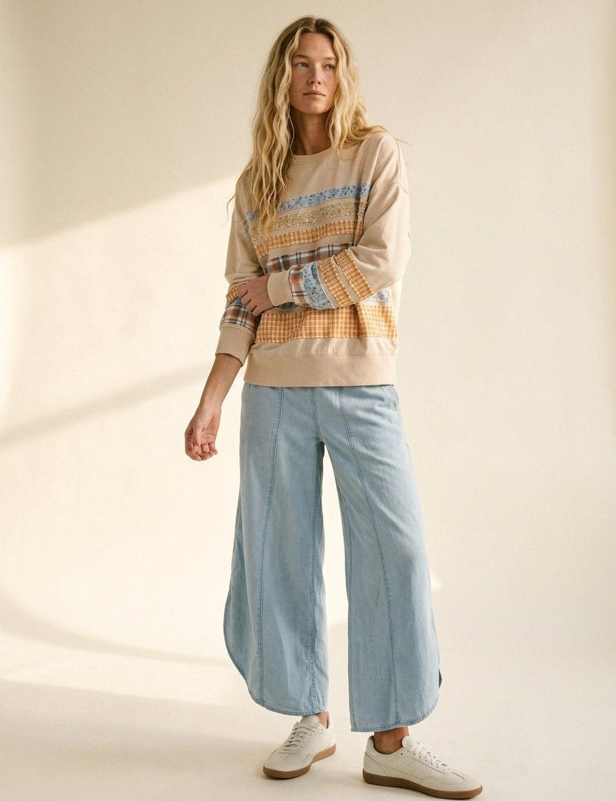 Coastal Tulip Wide Leg Pants - Westly