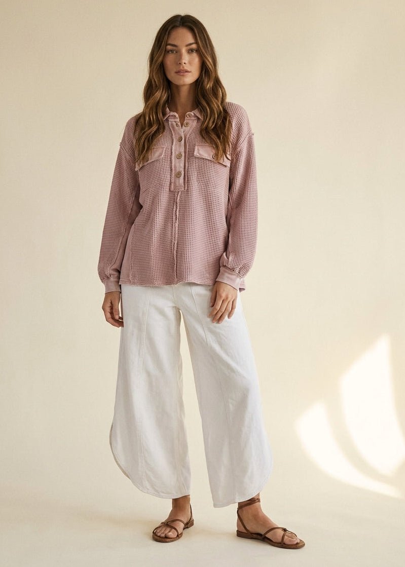 Coastal Tulip Wide Leg Pants - Westly