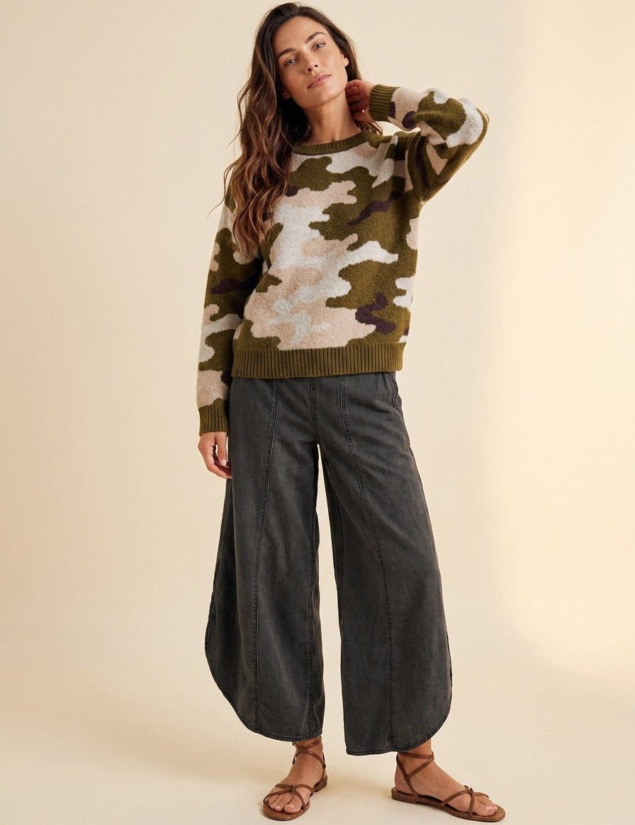 Coastal Tulip Wide Leg Pants - Westly