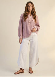 Coastal Tulip Wide Leg Pants - Westly