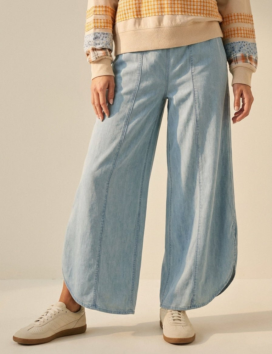 Coastal Tulip Wide Leg Pants - Westly