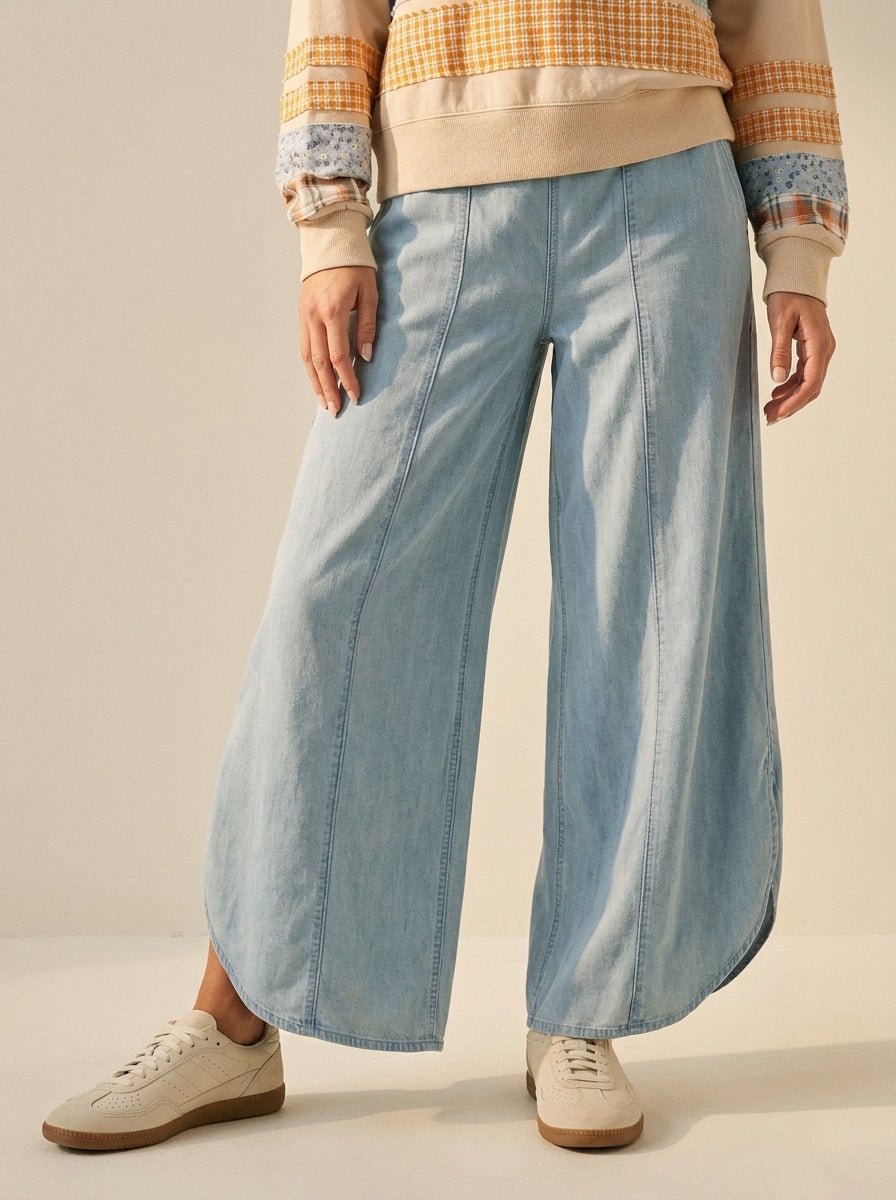 Coastal Tulip Wide Leg Pants - Westly