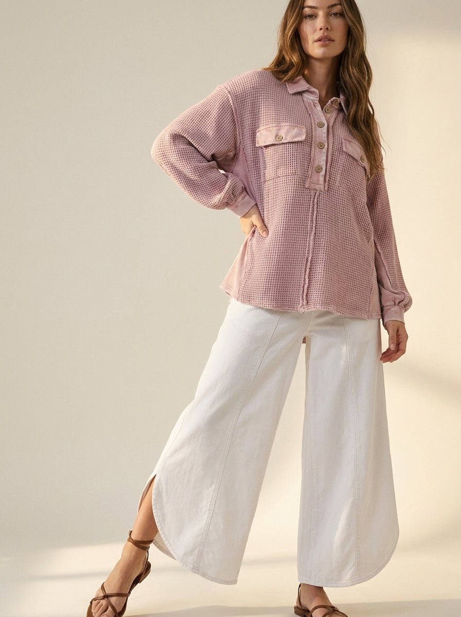 Coastal Tulip Wide Leg Pants - Westly