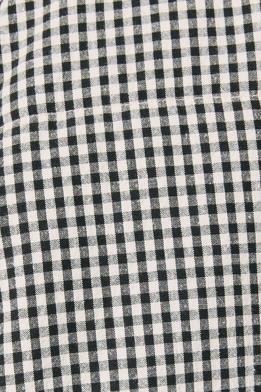 Cold Front Gingham Puffer Jacket in Black White Gingham — product photo 06