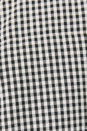 Cold Front Gingham Puffer Jacket in Black White Gingham — product photo 06