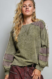 Come As You Are Oversized Waffle Knit Top - Westly