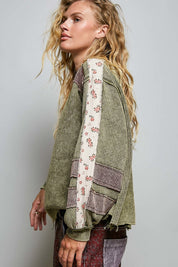 Come As You Are Oversized Waffle Knit Top - Westly