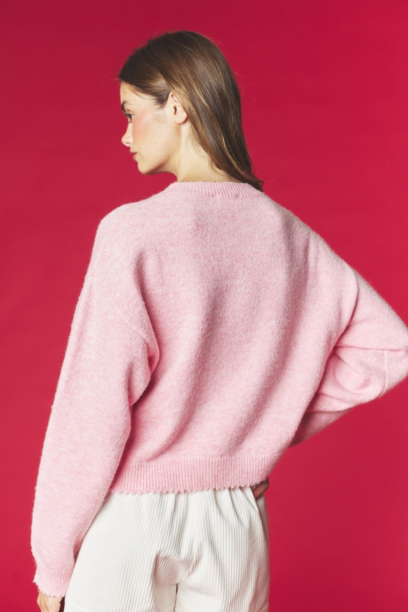 Confection Candy Cane Knit Cardigan - Westly