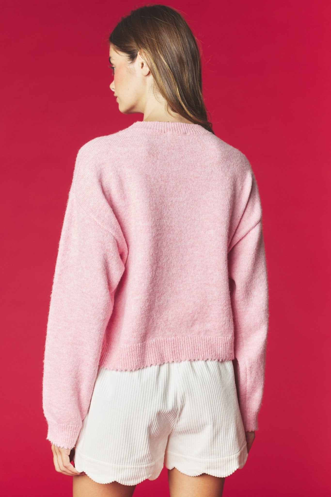 Confection Candy Cane Knit Cardigan - Westly
