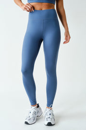 Contour Line Contoured Stretch Leggings in Ocean, photo 1