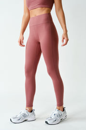 Contour Line Contoured Stretch Leggings in Rosewood, photo 2
