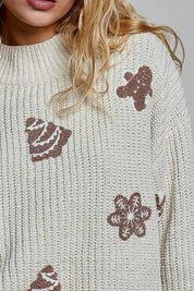 Cookie Cutter Mock-Neck Chenille Sweater - Westly