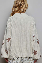 Cookie Cutter Mock-Neck Chenille Sweater - Westly