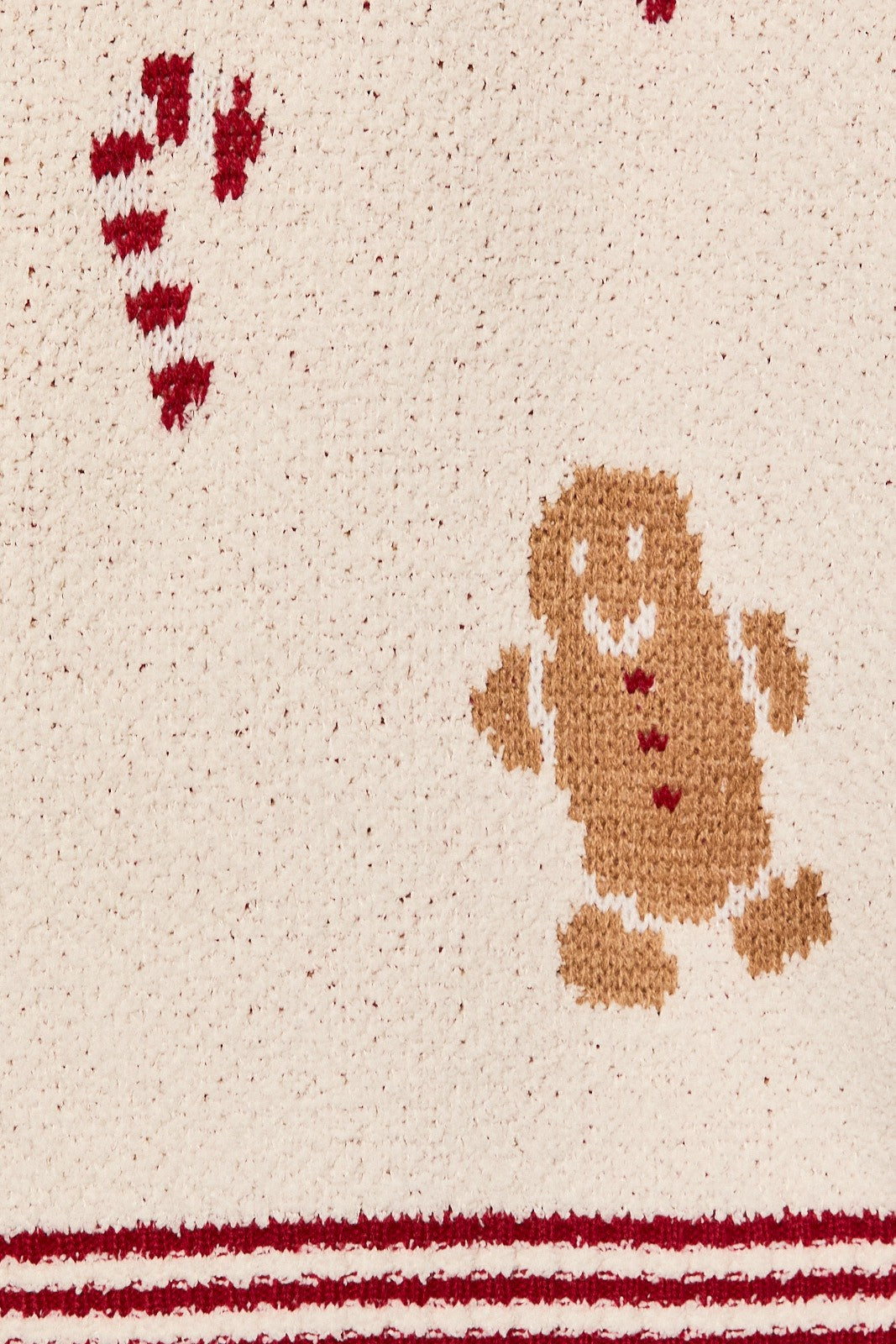 Cookie Swap Gingerbread Knit Sweater in Cream Red — product photo 06