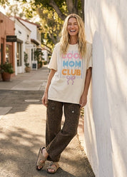 Cool Mom Club Oversized Graphic Tee - Westly