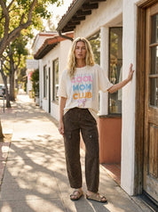 Cool Mom Club Oversized Graphic Tee - Westly