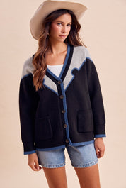Copper Canyon Horse Embroidered Sweater Cardigan - Westly