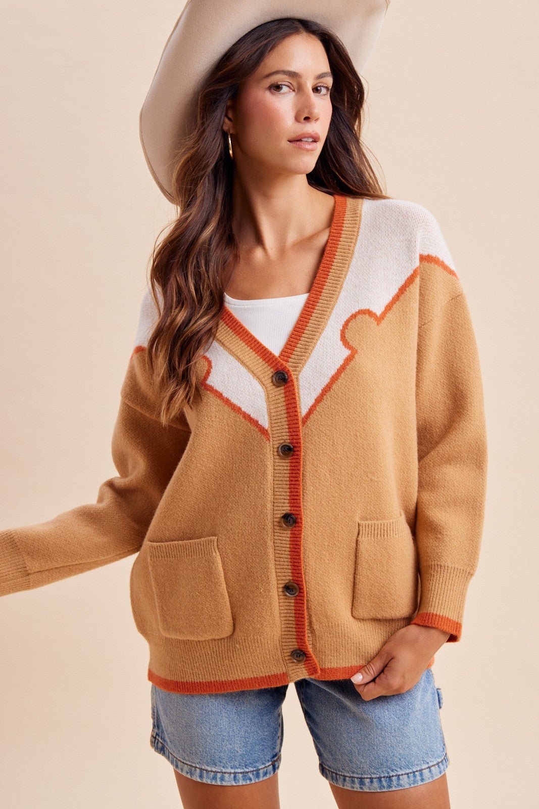 Copper Canyon Horse Embroidered Sweater Cardigan - Westly