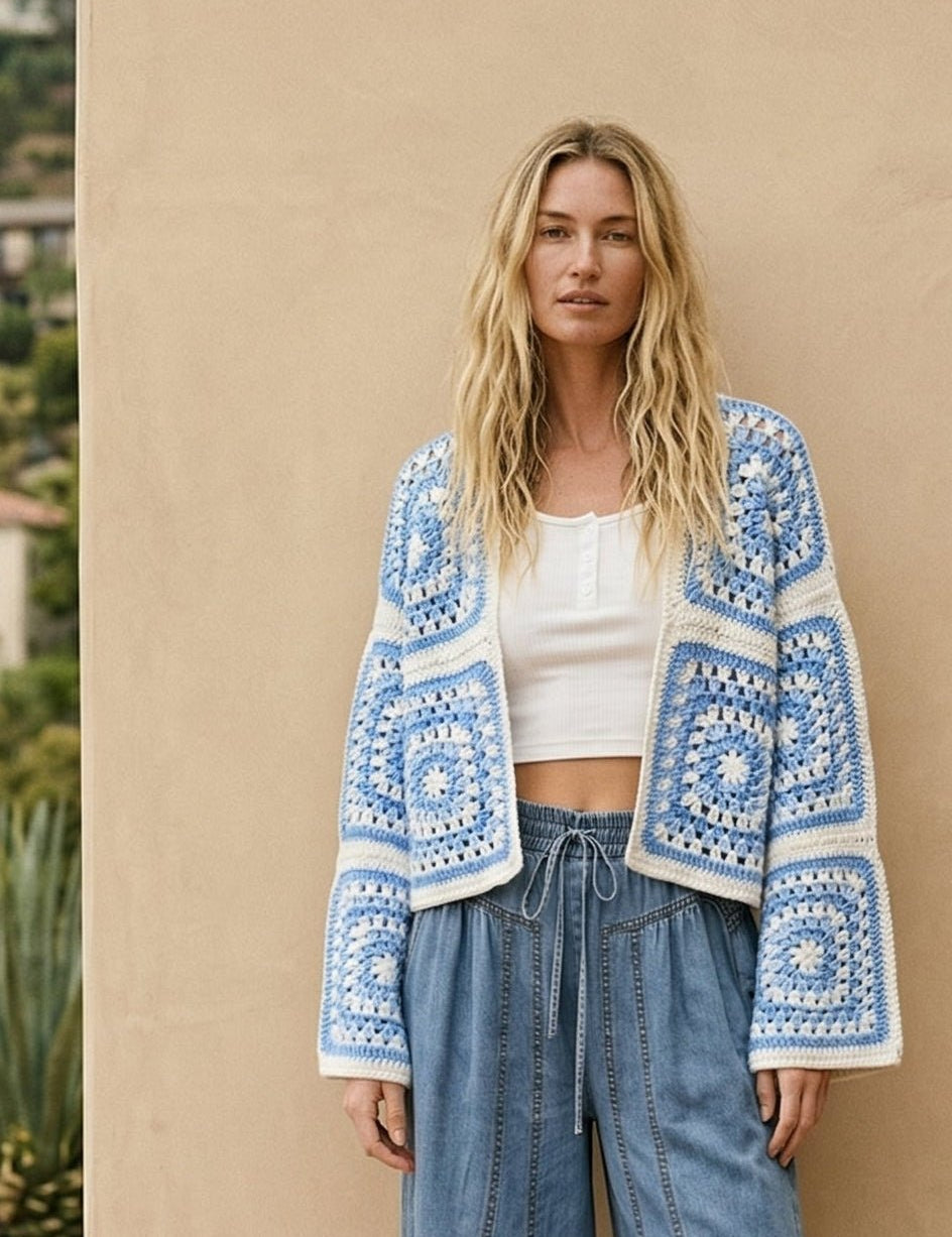 Cora Hand - Made Crochet Cardigan - Westly