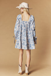 Cotswold Toile Babydoll Mini Dress - Westly