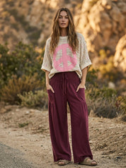 Cotton Candy Peace Knit Top - Westly