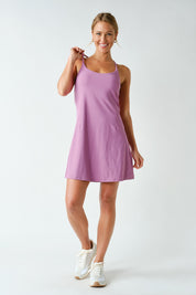 Court Time Racerback Active Dress in Mulberry, photo 4