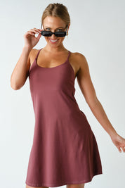 Court Time Racerback Active Dress in Rosewood, photo 1