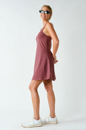 Court Time Racerback Active Dress in Rosewood, photo 2
