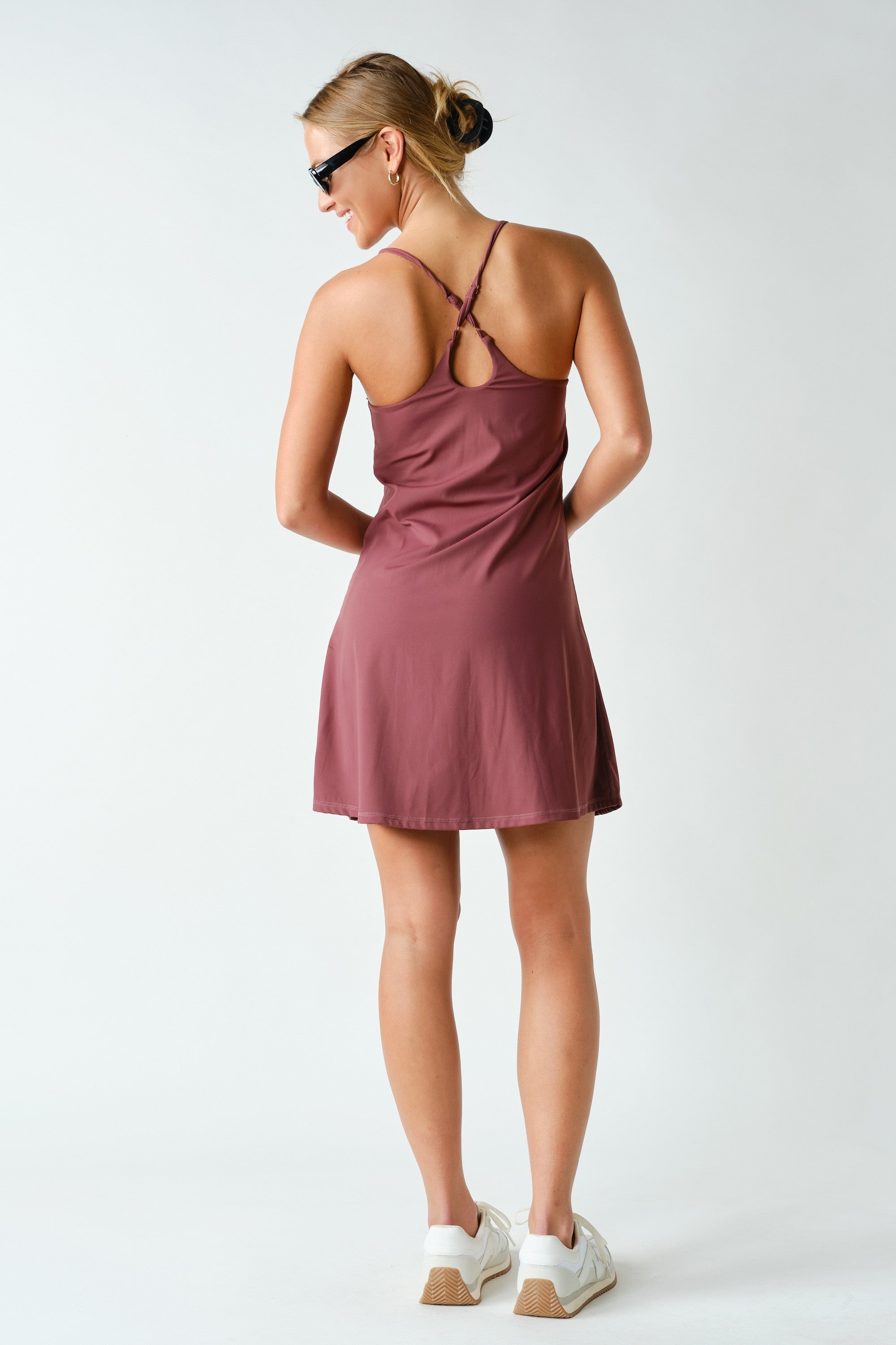 Court Time Racerback Active Dress in Rosewood, photo 3