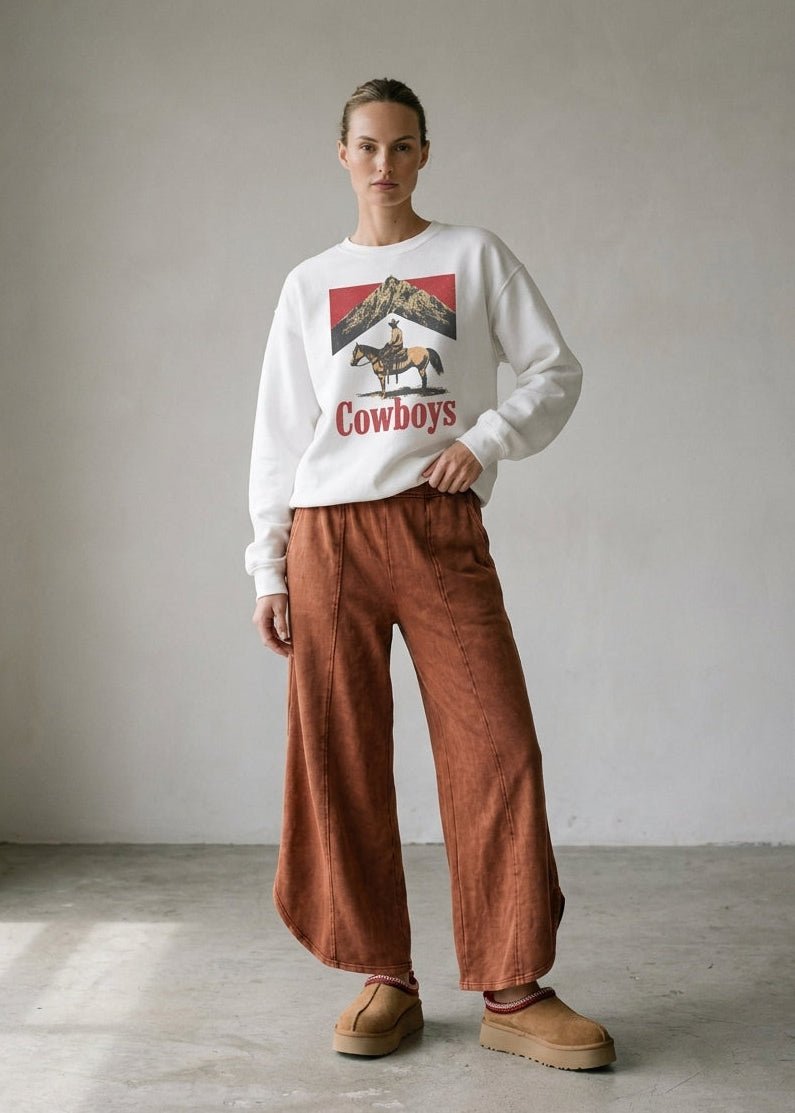 Cowboys Oversized Graphic Sweatshirt - Westly
