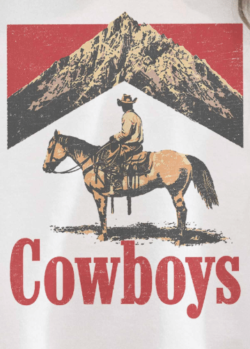 Cowboys Oversized Graphic Sweatshirt - Westly