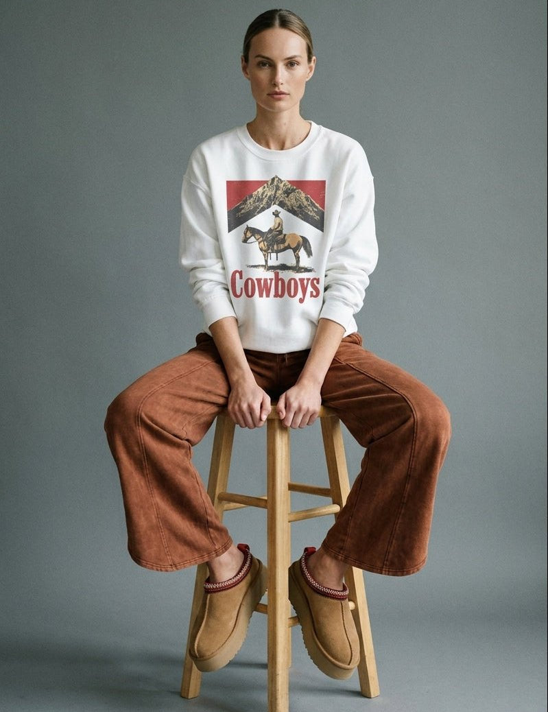 Cowboys Oversized Graphic Sweatshirt - Westly