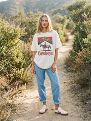 Cowboys Oversized Graphic Tee - Westly