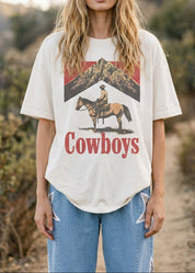 Cowboys Oversized Graphic Tee - Westly